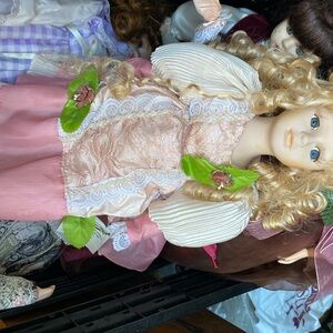 Traditional doll collection porcelain doll